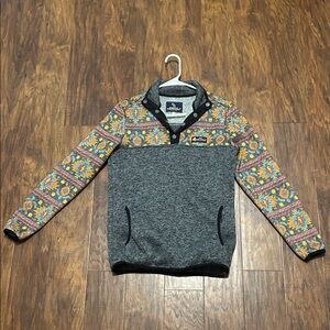 Simply Southern Multicolor Aztec 4 Button Sweater